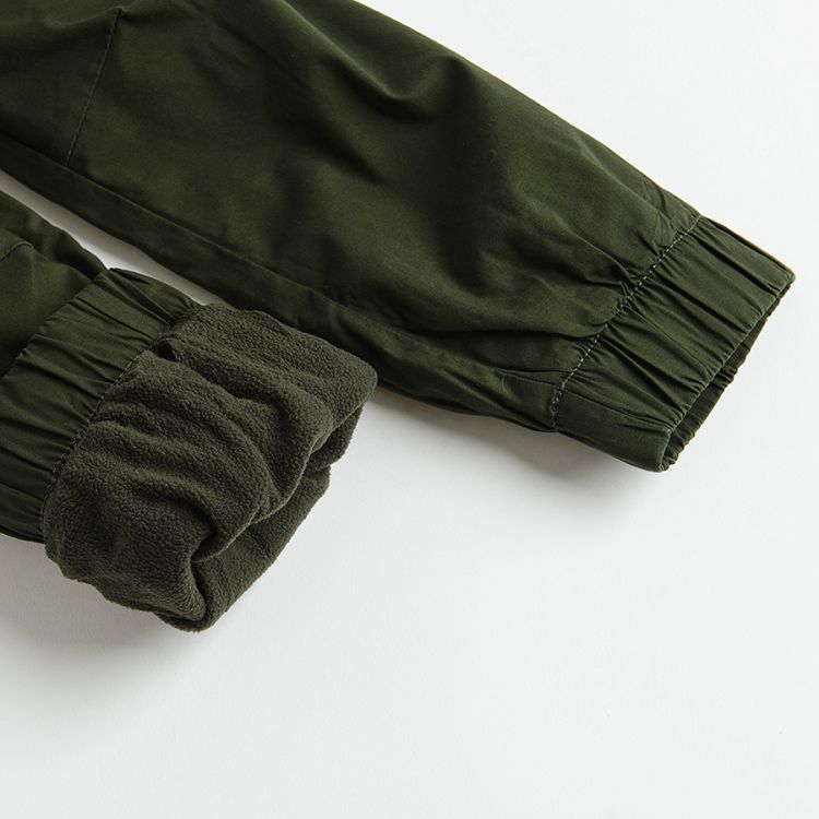 Black cargo trousers