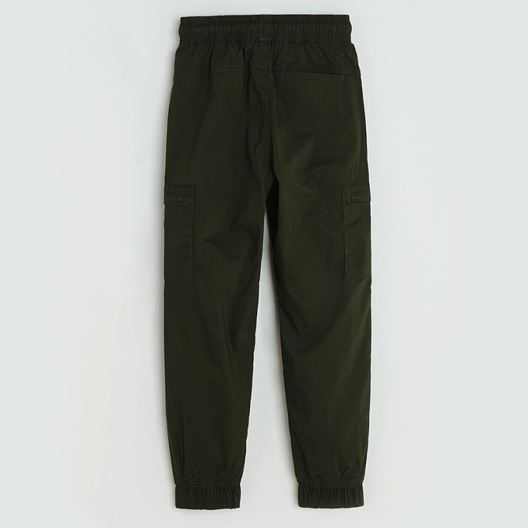 Black cargo trousers