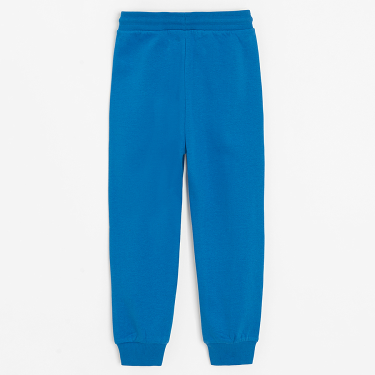 Blue and light blue sweatpants with cord- 2 pack