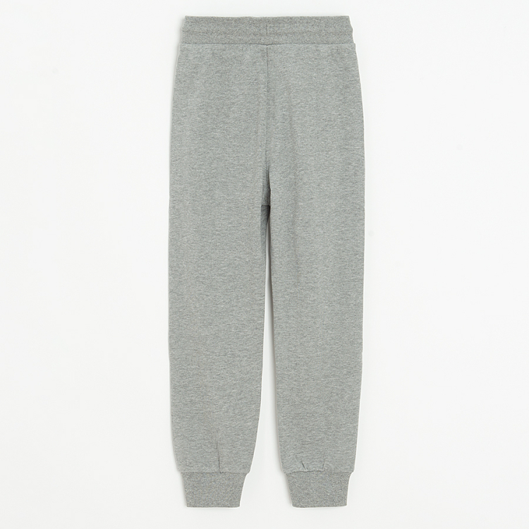 Grey and black sweatpants with cord- 2 pack