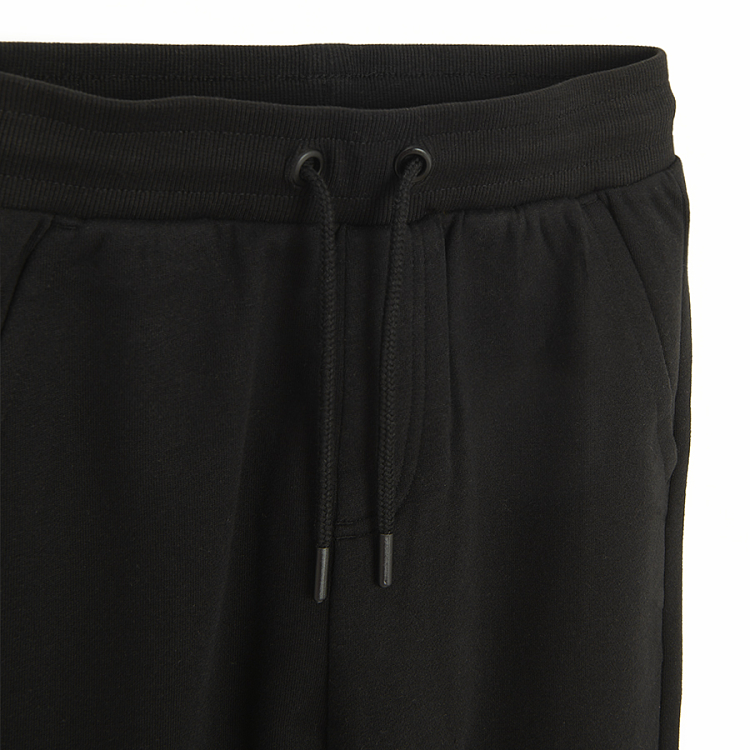 Black sweatpants with cord