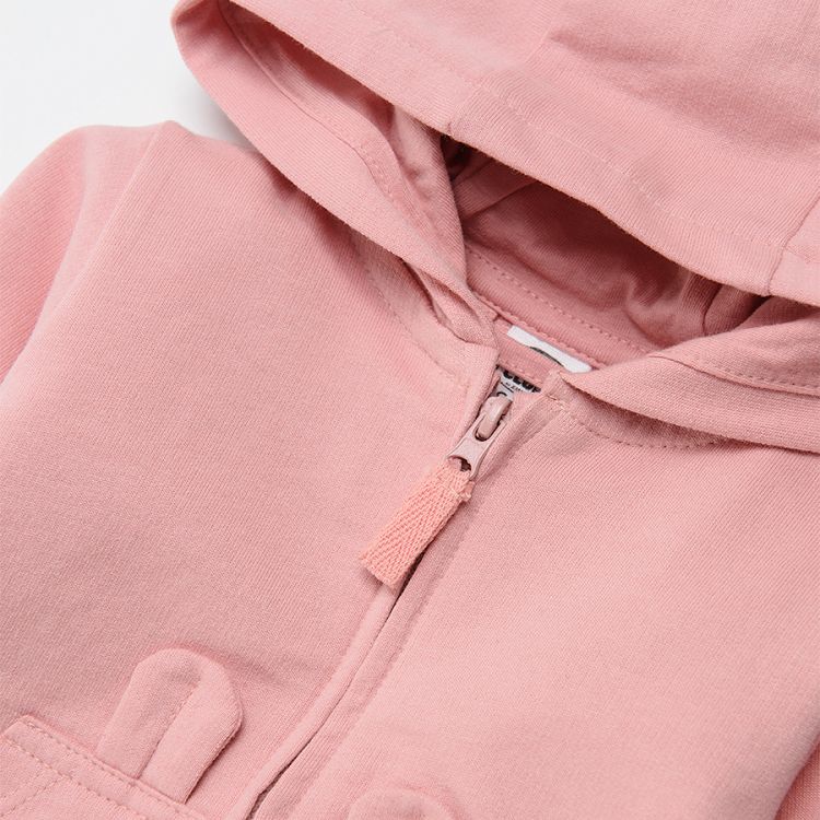 Zip throuhg hoodie with pockets