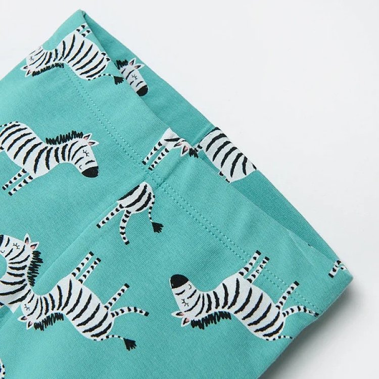 Leggings with zebras print