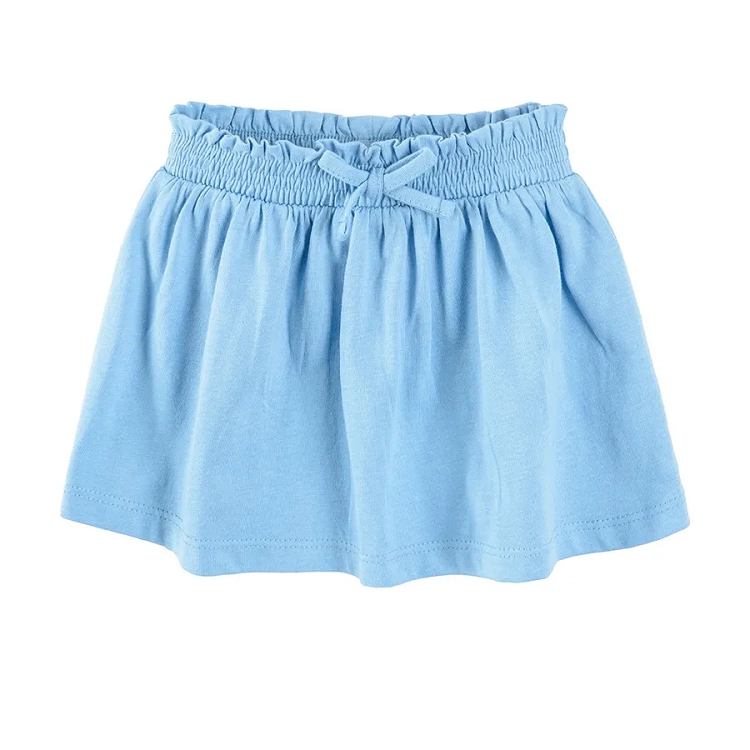 Light blue skirt  with cord and bow