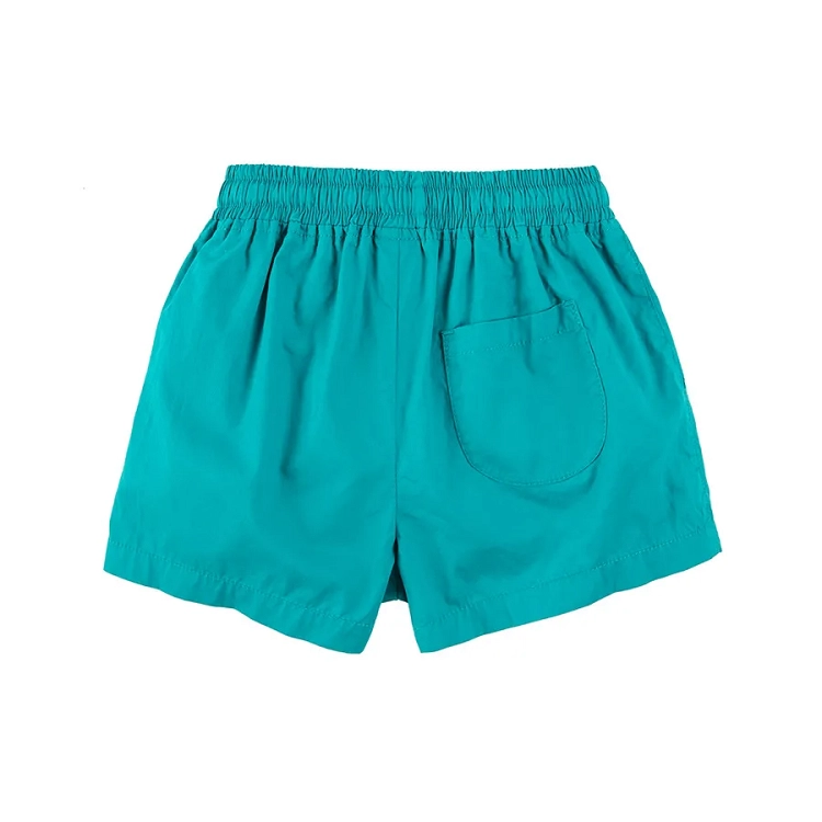 Shorts with cord and elastic band