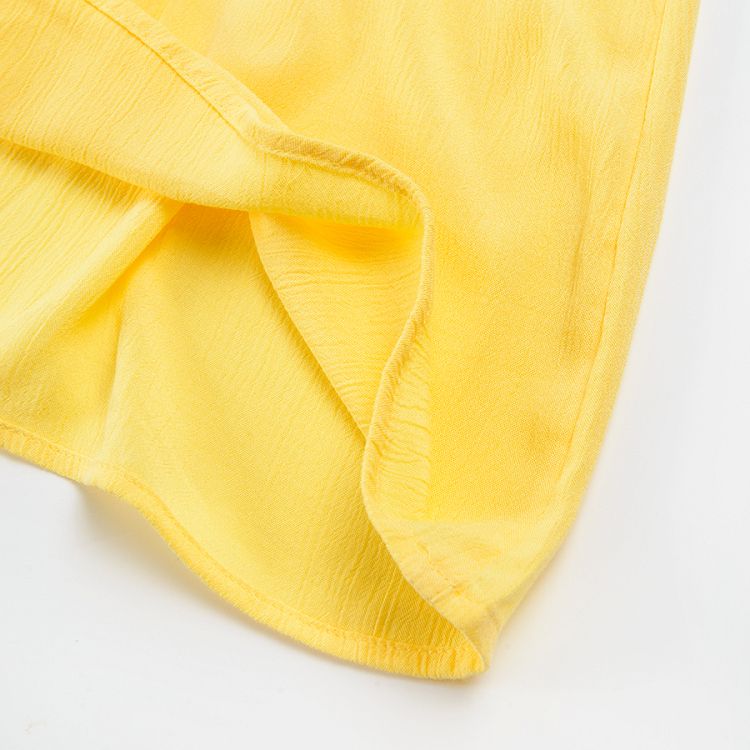 Yellow strap dress