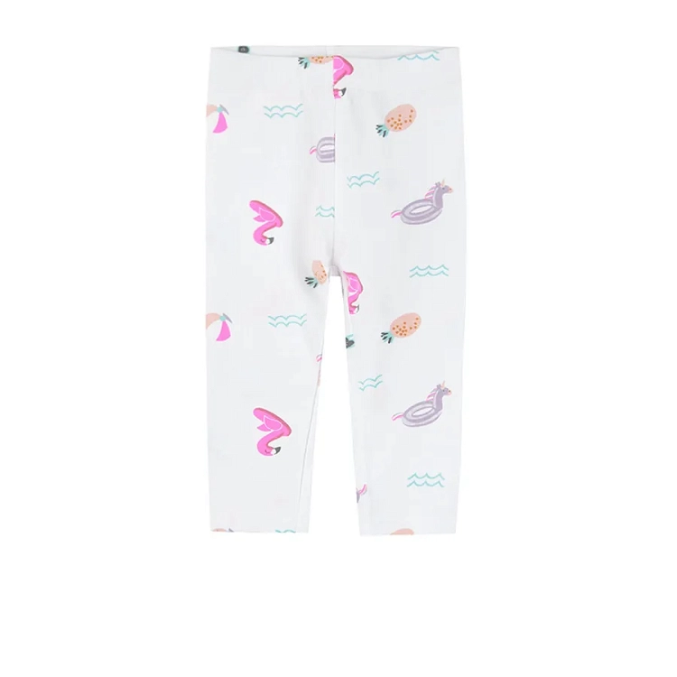Leggings with flamingos unicorns and pine apples print