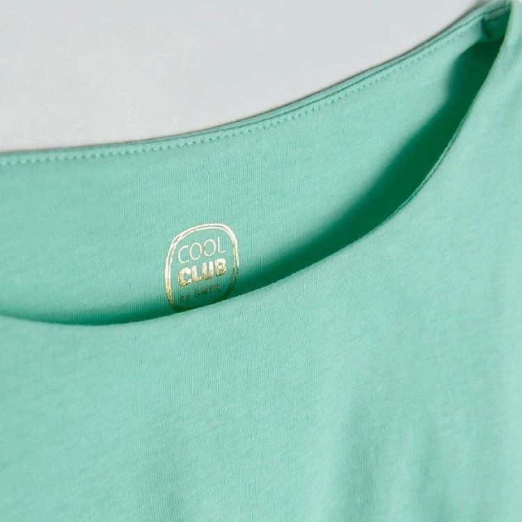 Crop top short sleeve blouse