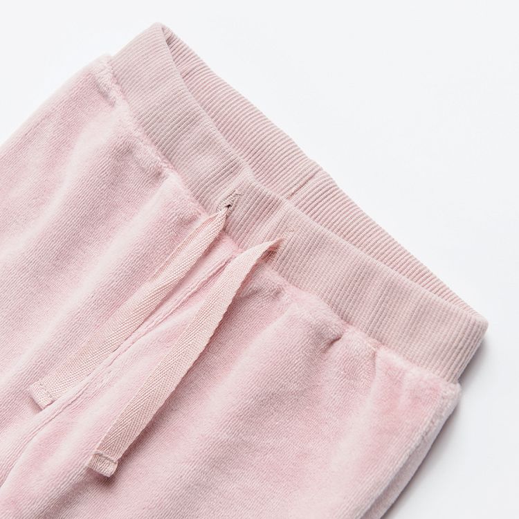 Pink jogging pants