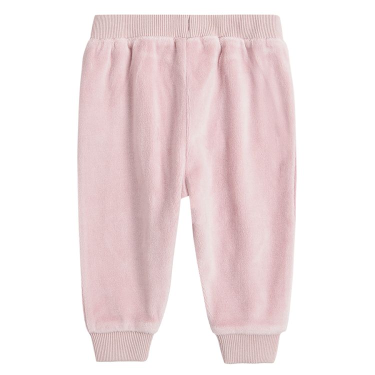 Pink jogging pants