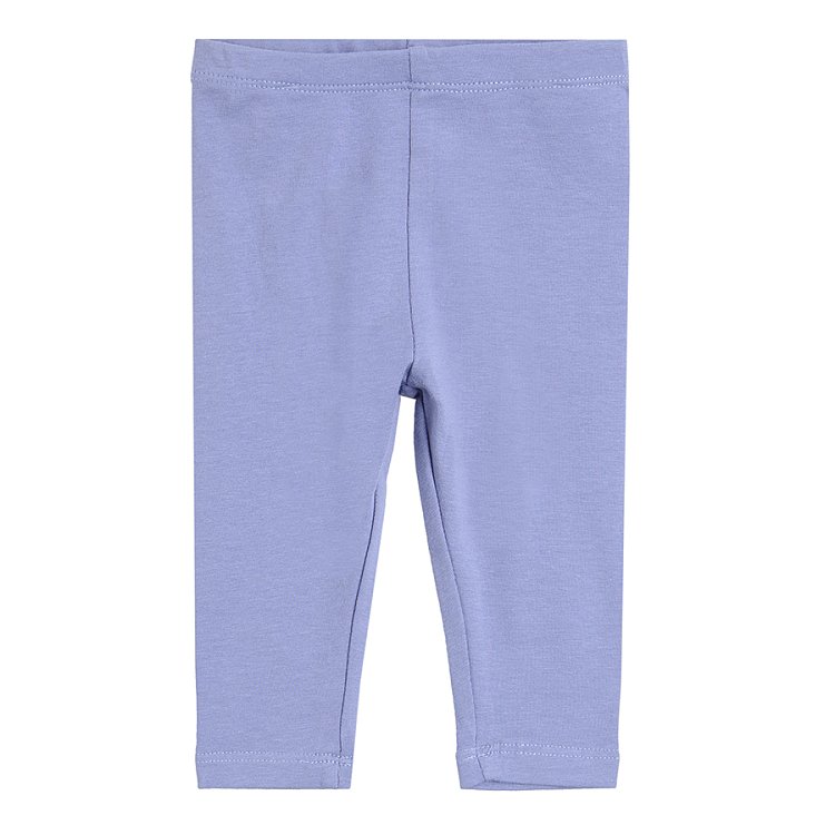 Pink dusty pink and purple with penguin print leggings 3 pack