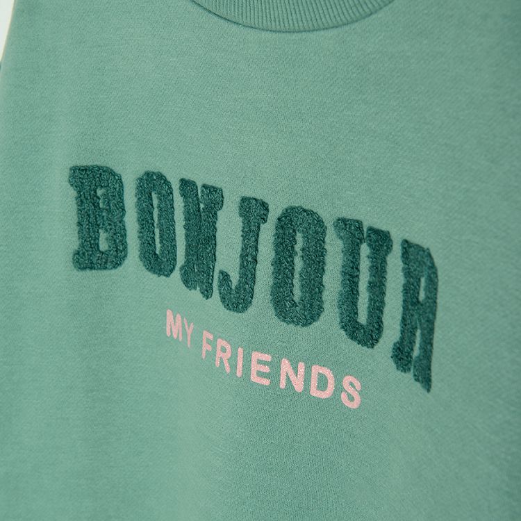 Green sweatshirt