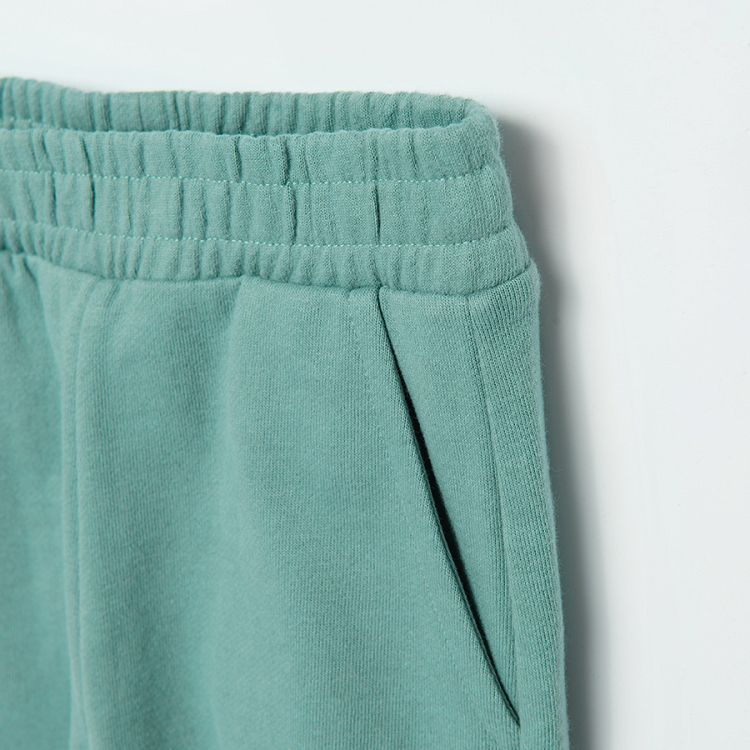 Σετ φόρμας πράσινη με φούτερ μακρυμάνικο και παντελόνι φόρμα