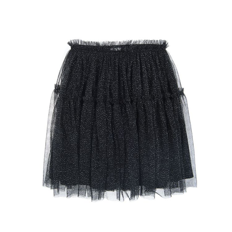 Black glitter skirt