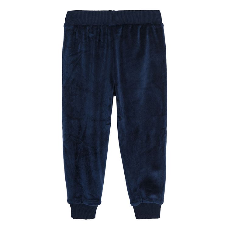 Navy blue jogging pants