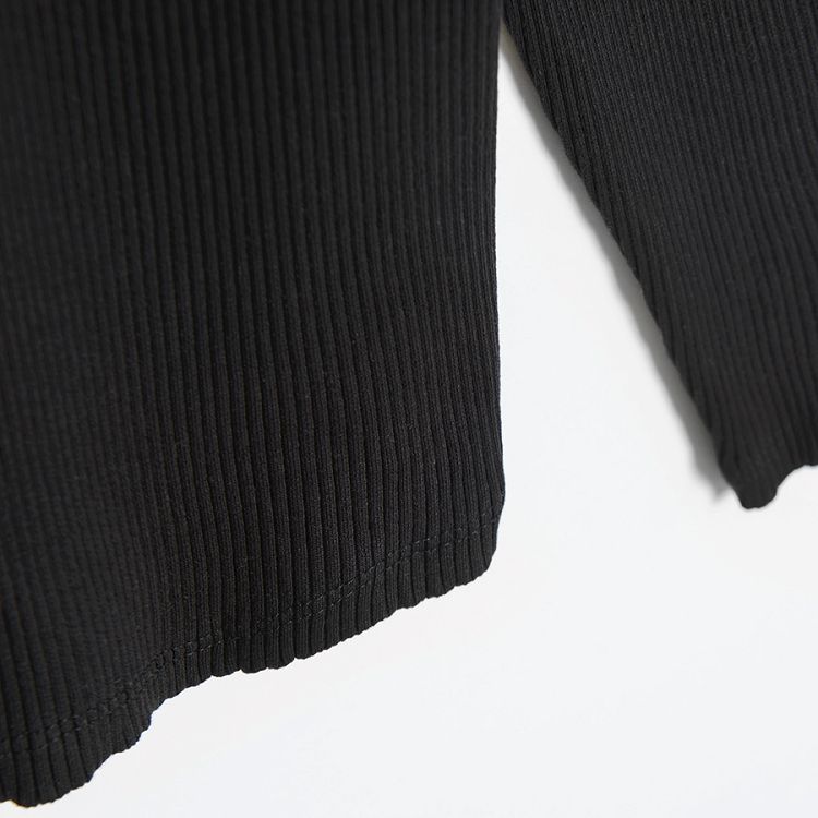 Black long sleeve blouse