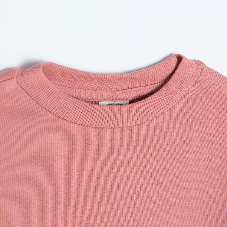 Red long sleeve blouse