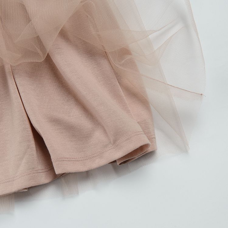 Pink tulle skirt