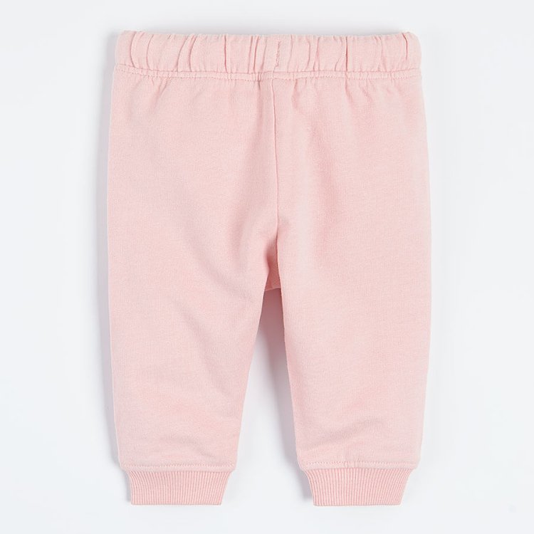 Pink jogging pants