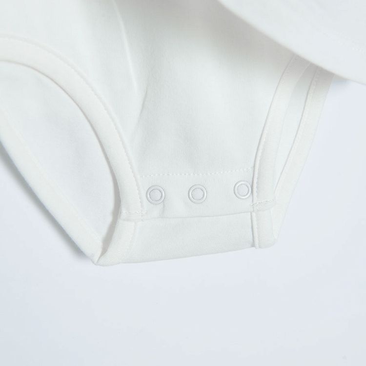 Cream long sleeve bodysuit/ dress