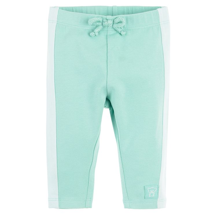 Violet and light green jeggings- 2 pack