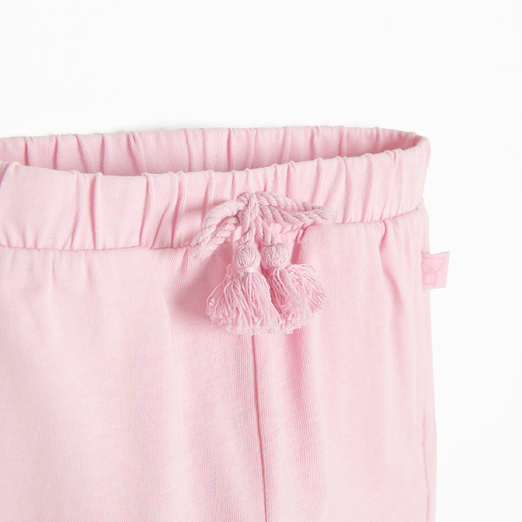 Pink jogging pants