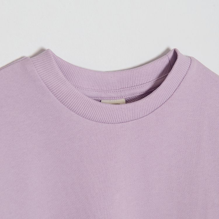 Light violet sweatshirt