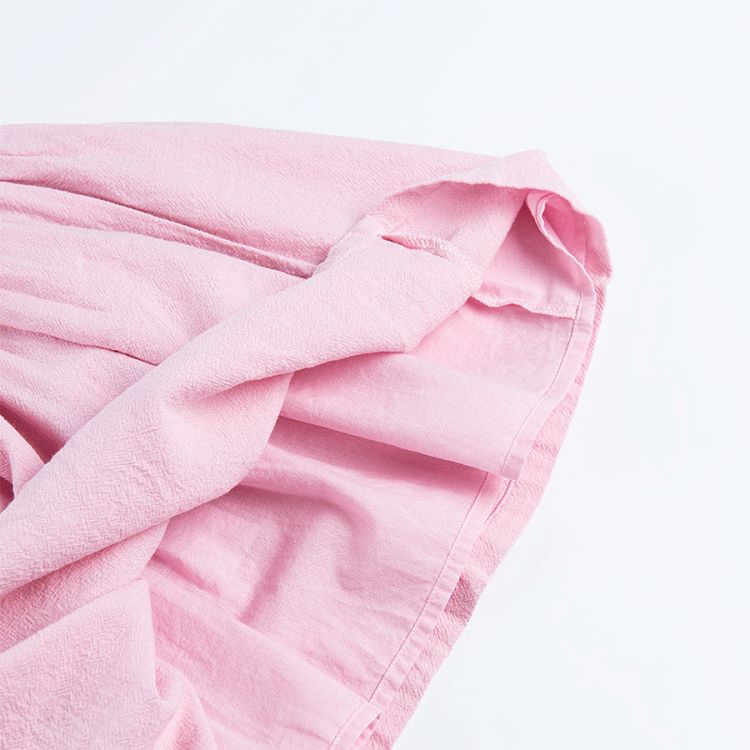 Σαλοπέτα φούστα απαλό ροζ με τσέπη