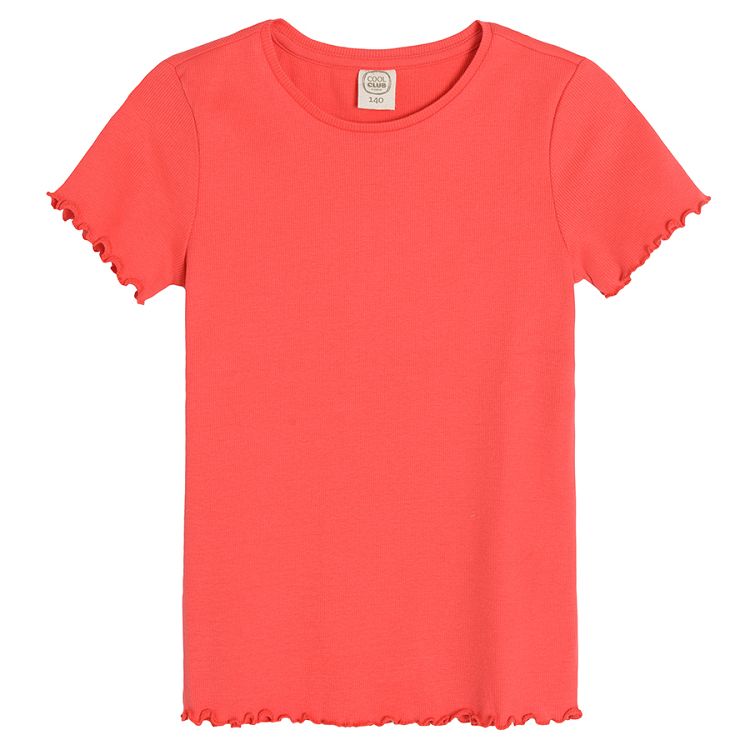 Red short sleeve T-shirt