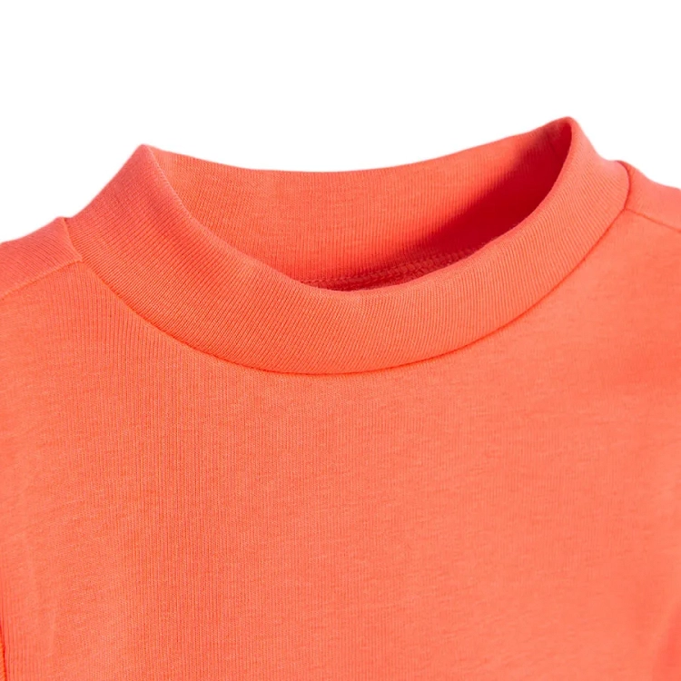 Coral sleeveless T-shirt