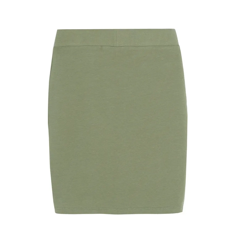 Khaki skirt with cord