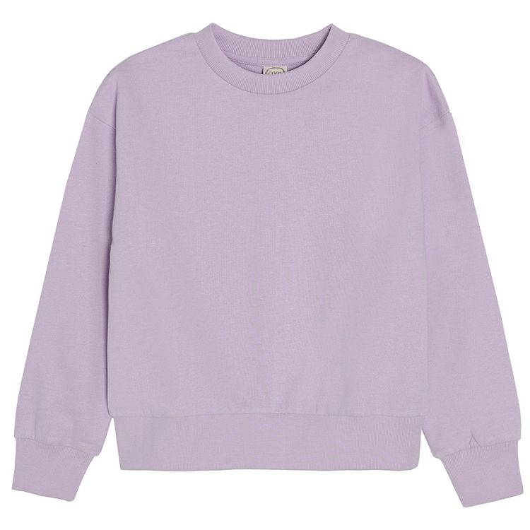 Violet sweatshirt and jogging pants set