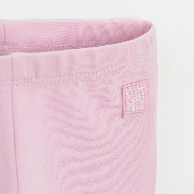 Pink and burgundy leggings - 2 pack