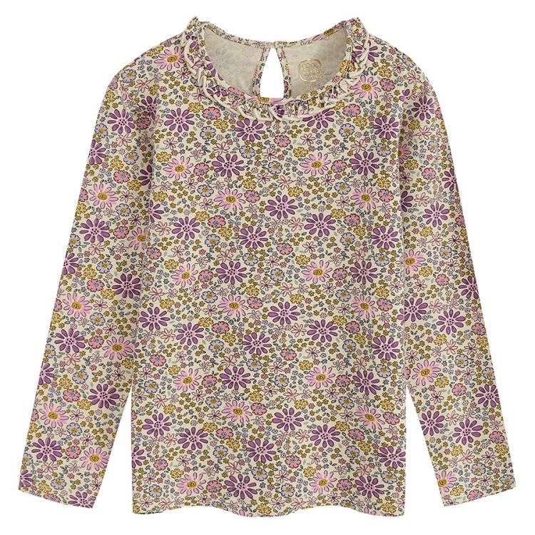 Floral long sleeve blouses- 3 pack