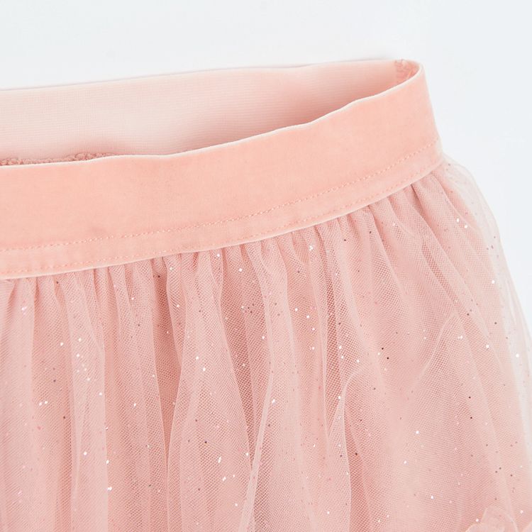 Pink tulle skirt