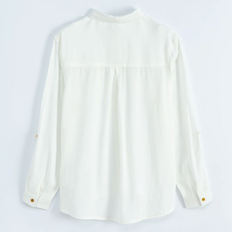 White button down shirt
