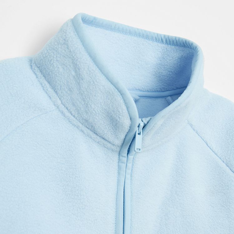 Light grey zip through sweatshirt