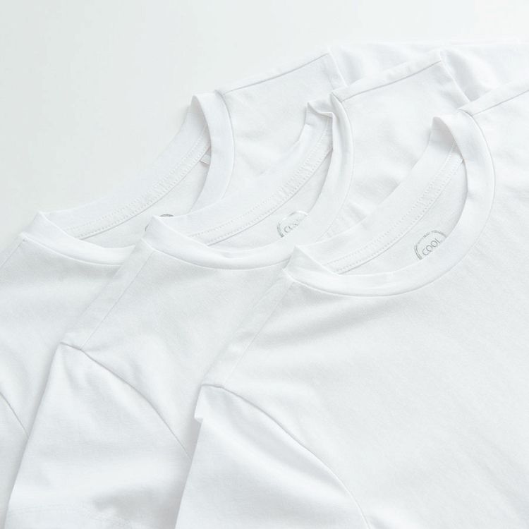 White short sleeve T-shirts- 3 pack