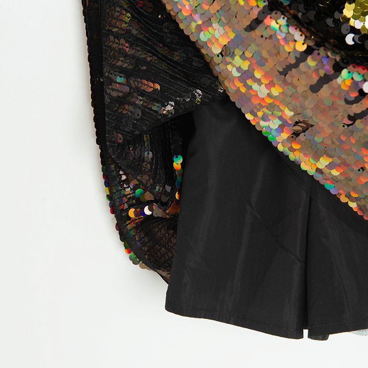 Black sparkly skirt