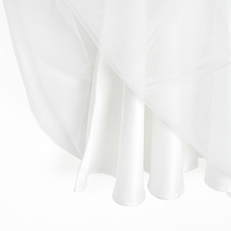 White short sleeve party dress