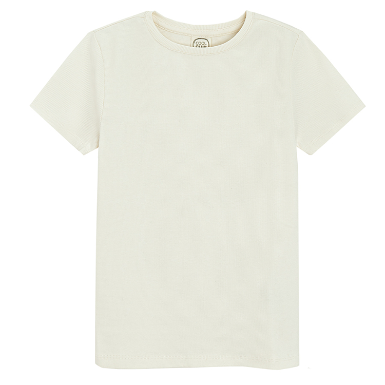 White fitted T-shirt