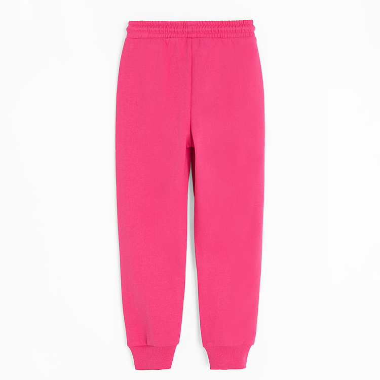 Pink jogging pants