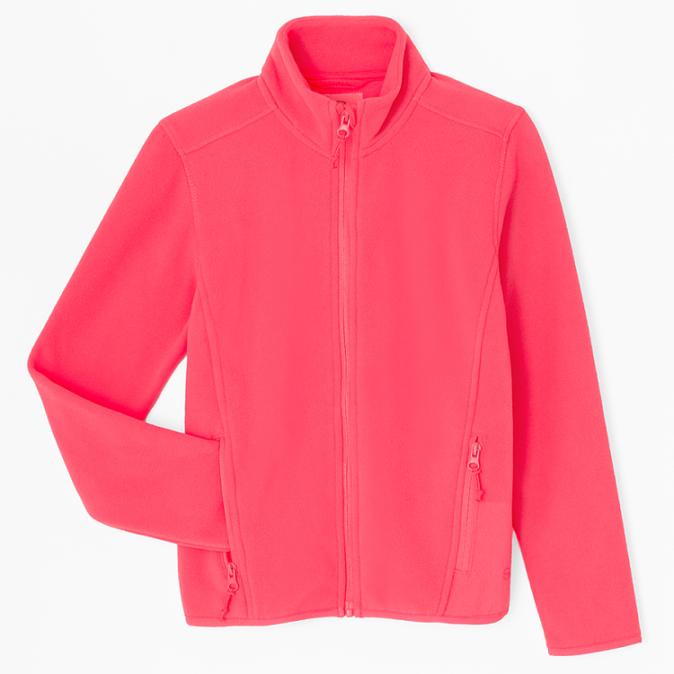 Pink zip through sweatshirt