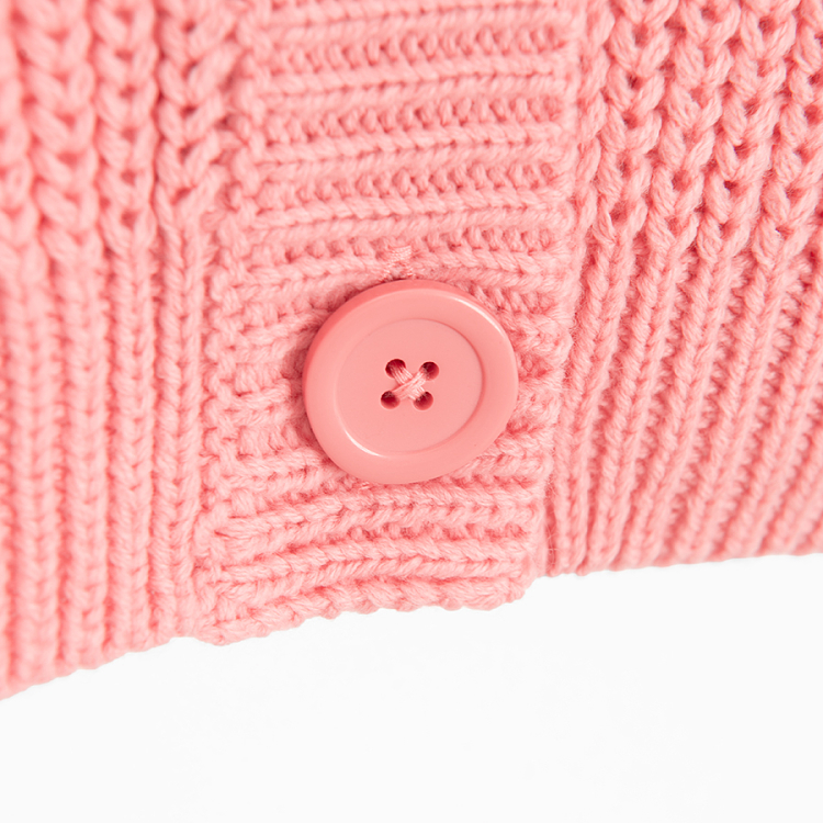 Pink cardigan