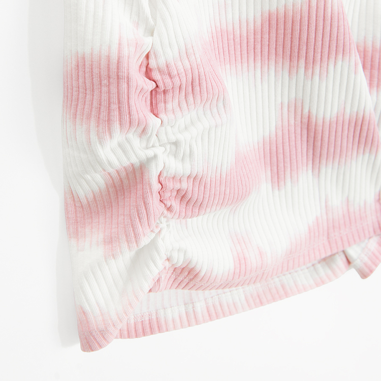 Φόρεμα κοντομάνικο με εφέ tie dye