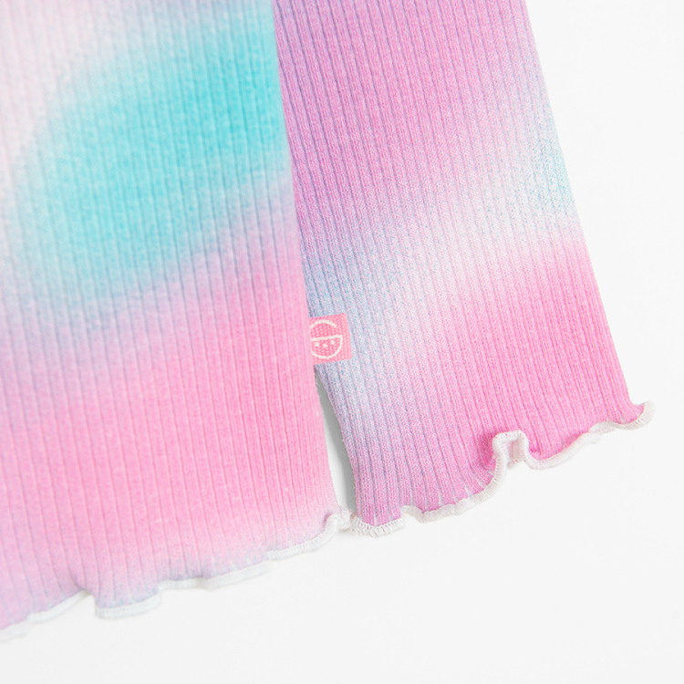 Μπλούζα μακρυμάνικη με εφέ tie dye
