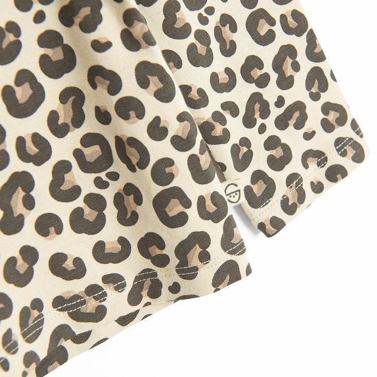 Μπλούζα μακρυμάνικη με στάμπα animal print