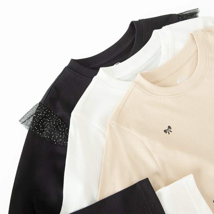 T-SHIRT L/S 3-PACK