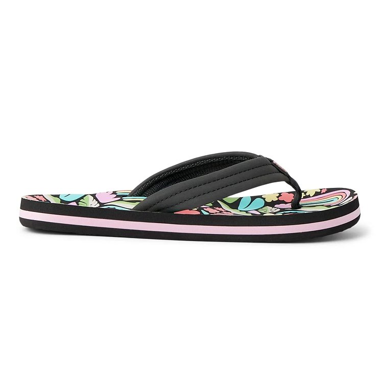 Reef Kids Flip Flops Ahi Tropical Rainbow