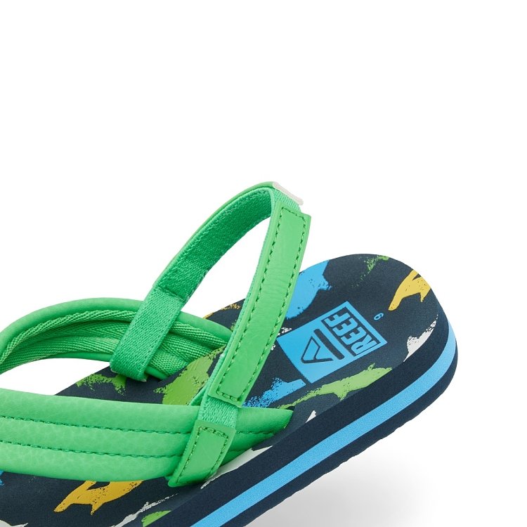 Reef Little Ahi Flip Flops Multi Shark